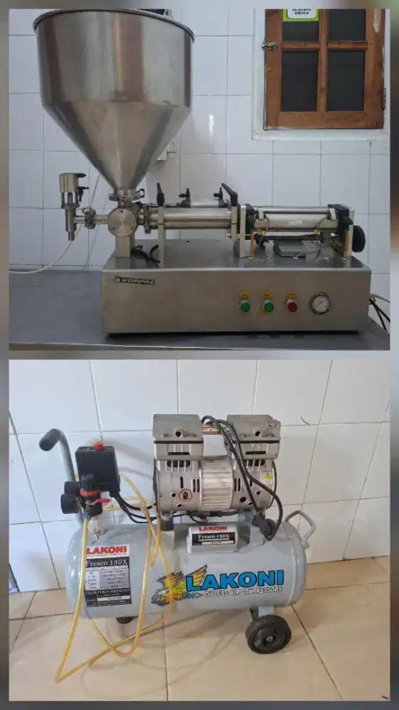 Pneumatic Pasta Filling mesin Filling pasta saos