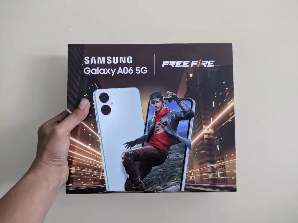 New Samsung Galaxy A06 5G 6/128 Edisi Free Fire Garansi Resmi 1thn