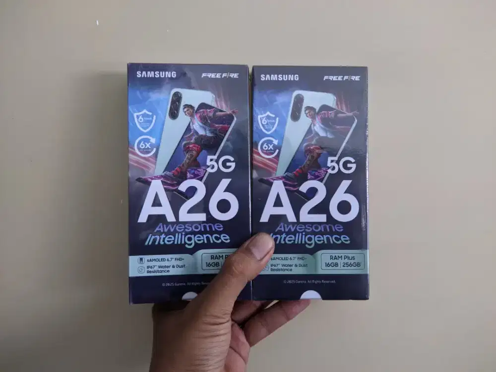 New Samsung Galaxy A26 5G 8/256 Garansi resmi SEIN 1thn