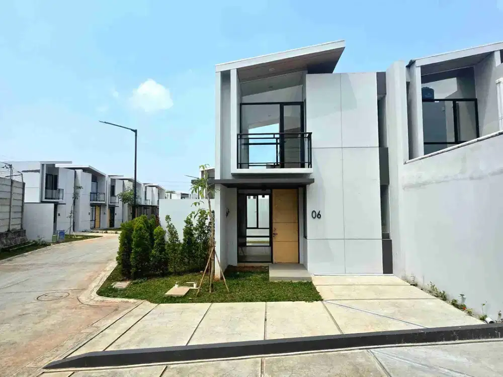 Rumah Dijual Lippo Karawaci SIAP HUNI tipe 2 HOEK Akses TOL Langsung