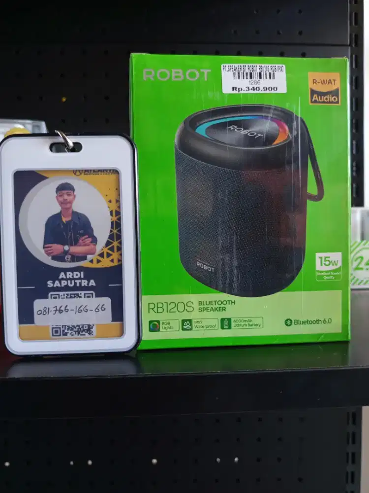 SPEAKER BT ROBOT RB120S RGB IPX7