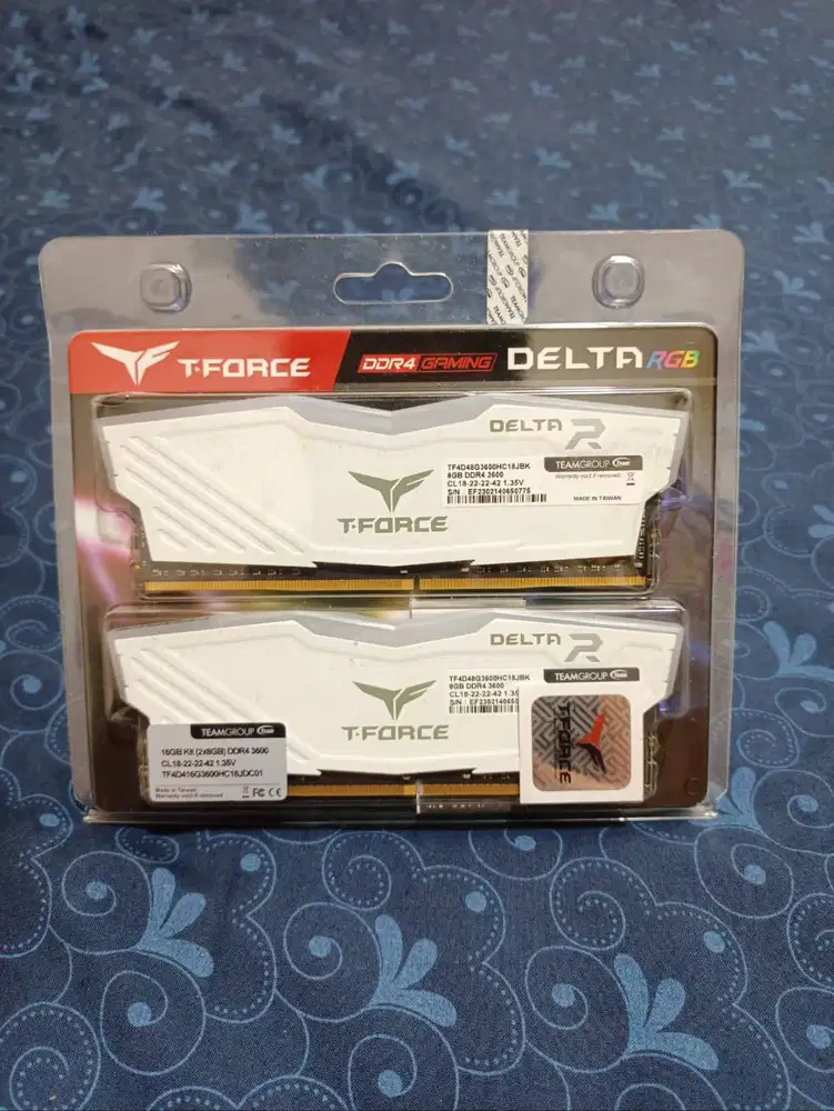 RAM DDR4 T-Force Delta RGB 16GB (2x8GB) 3600MHz – BARU BUKA SEGEL