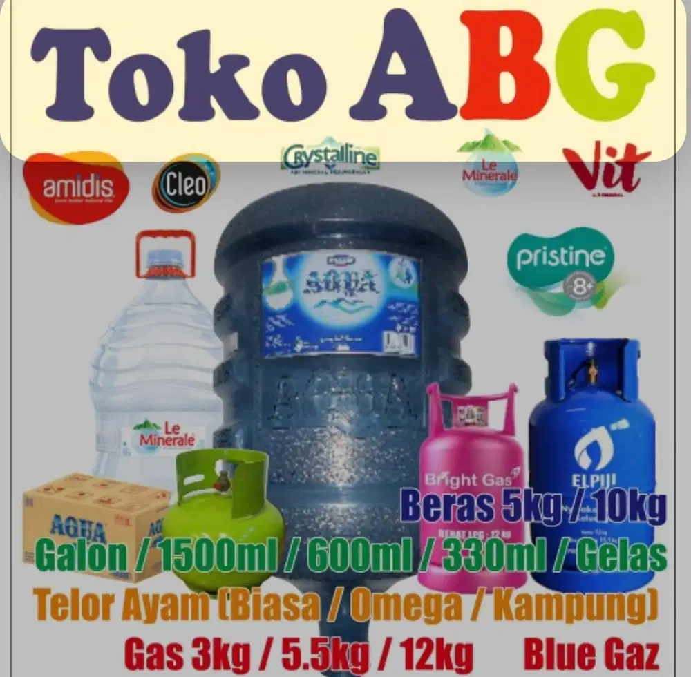 Admin toko galon dan kurir galon
