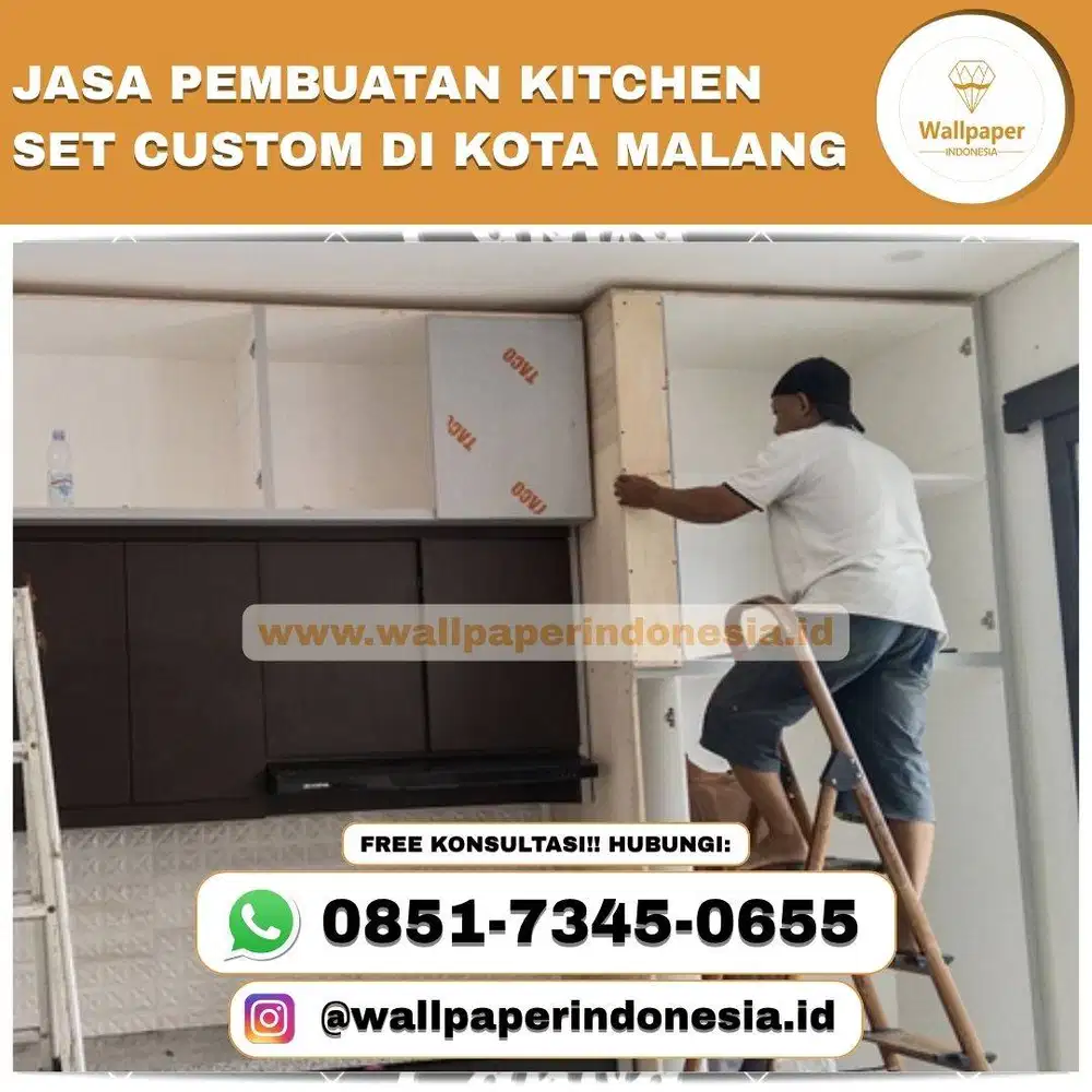 JASA PEMBUATAN KITCHEN SET CUSTOM DI KOTA MALANG