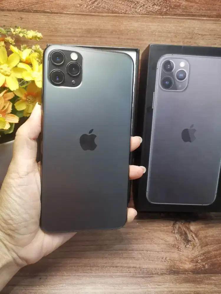 iPhone 11 pro max 256 GB grey mulus fulset inter beacukai fulset bs tt