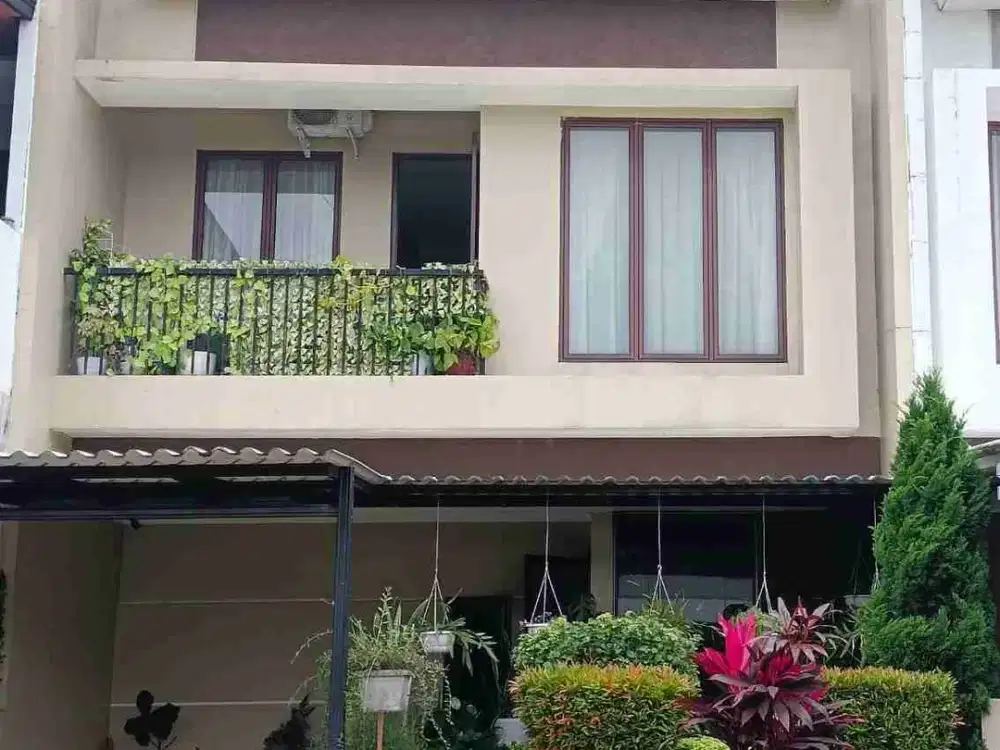 Rumah 2 Lantai SHM 4 Kamar Luas 130m Cluster Graha Raya Bintaro