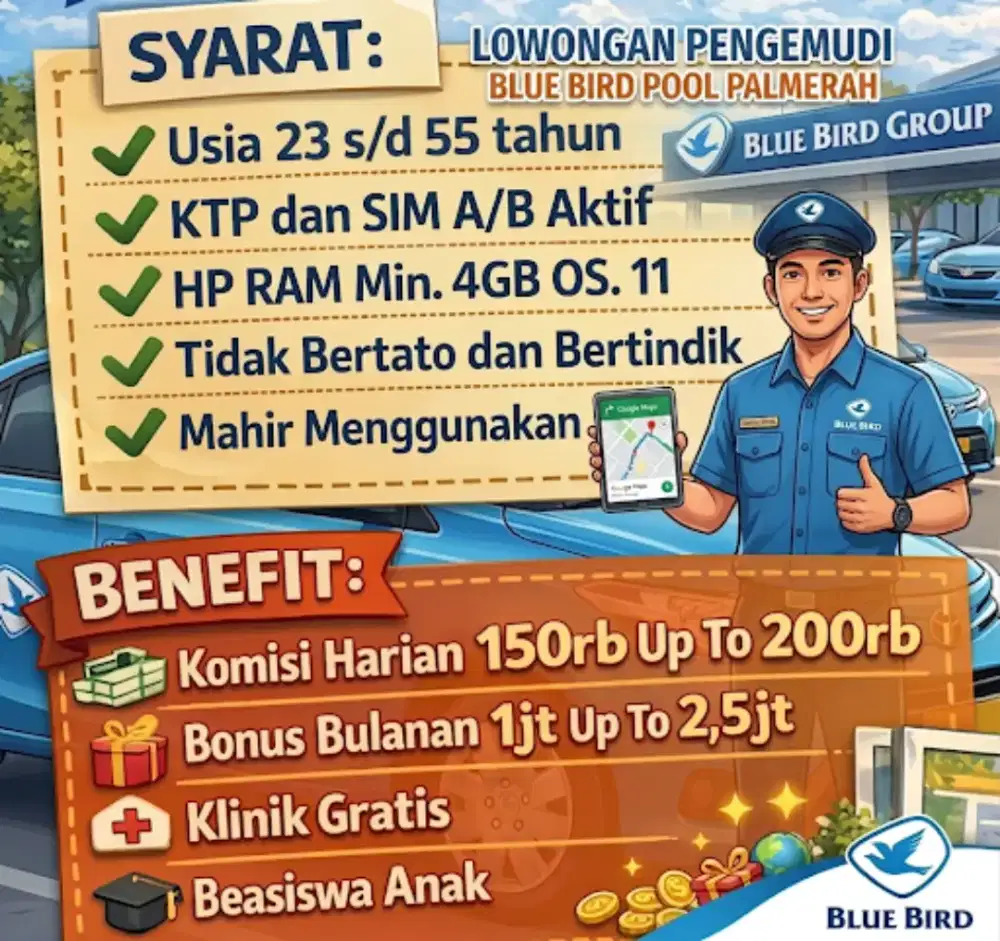 Lowongan pengemudi driver
