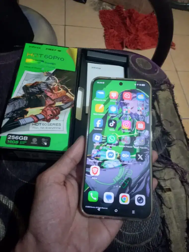 Infinix Hot 60 Pro 8/256GB Mulus Masih Garansi