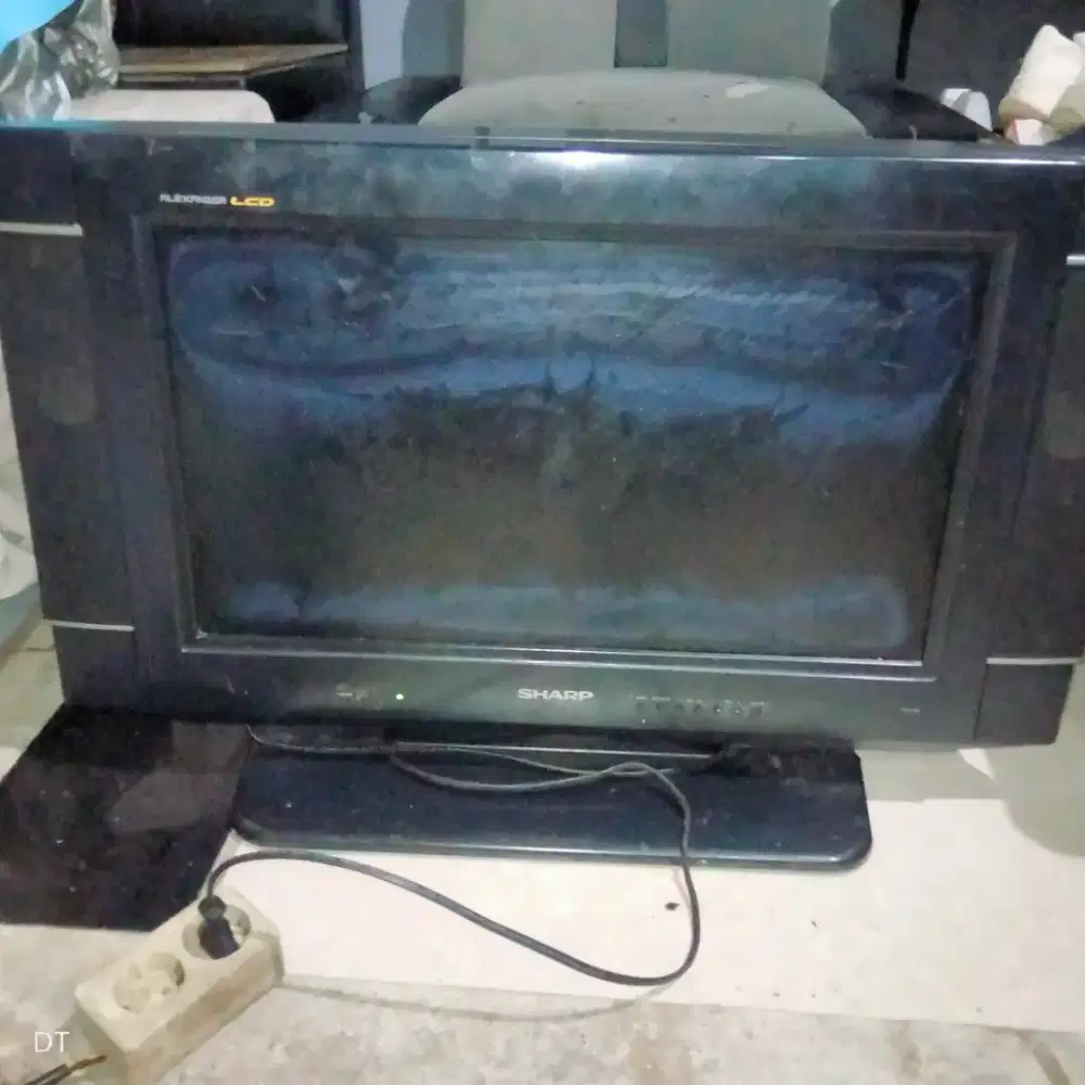 Tv lec sharp alexander 22 in kondisi apa adanya layar mati