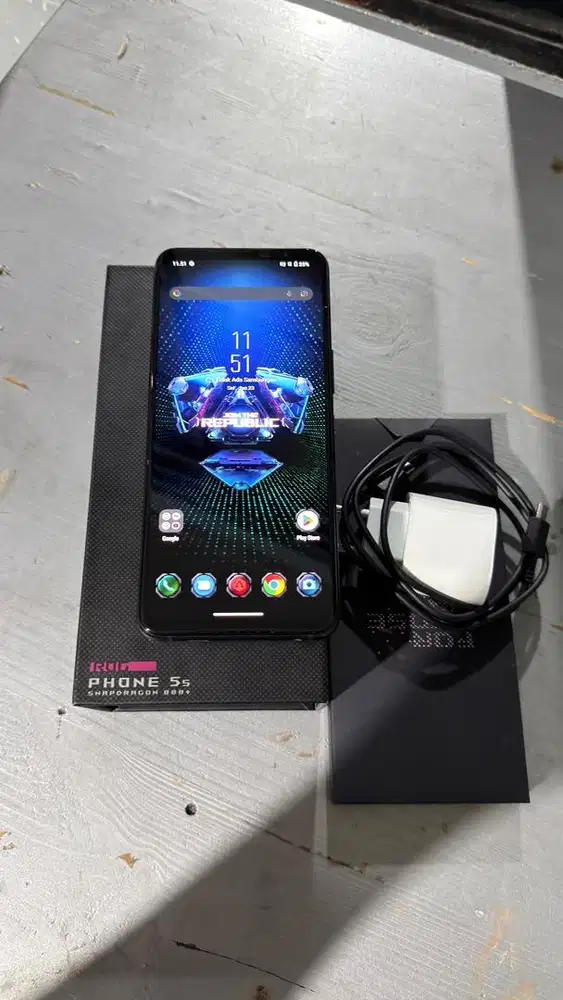 Asus Rog Phone 5s 8/128GB Resmi Lengkap