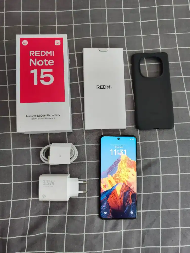Redmi note 15 4G ram 8/256 GB fullset