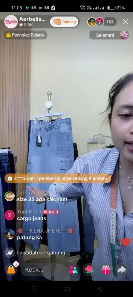 Host live tiktok/shope