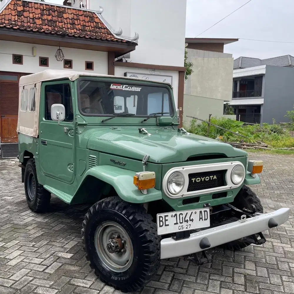 Toyota landcruiser fj40 asli canvas
