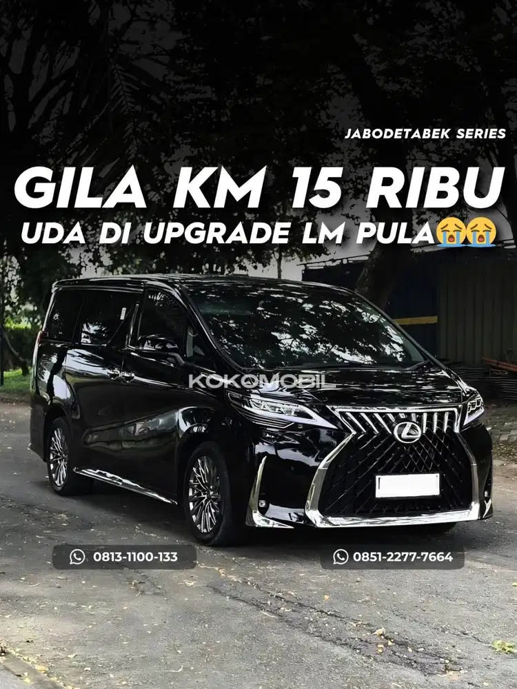 Toyota Vellfire 2.5G TSS ATPM Facelift Lexus LM 2023
