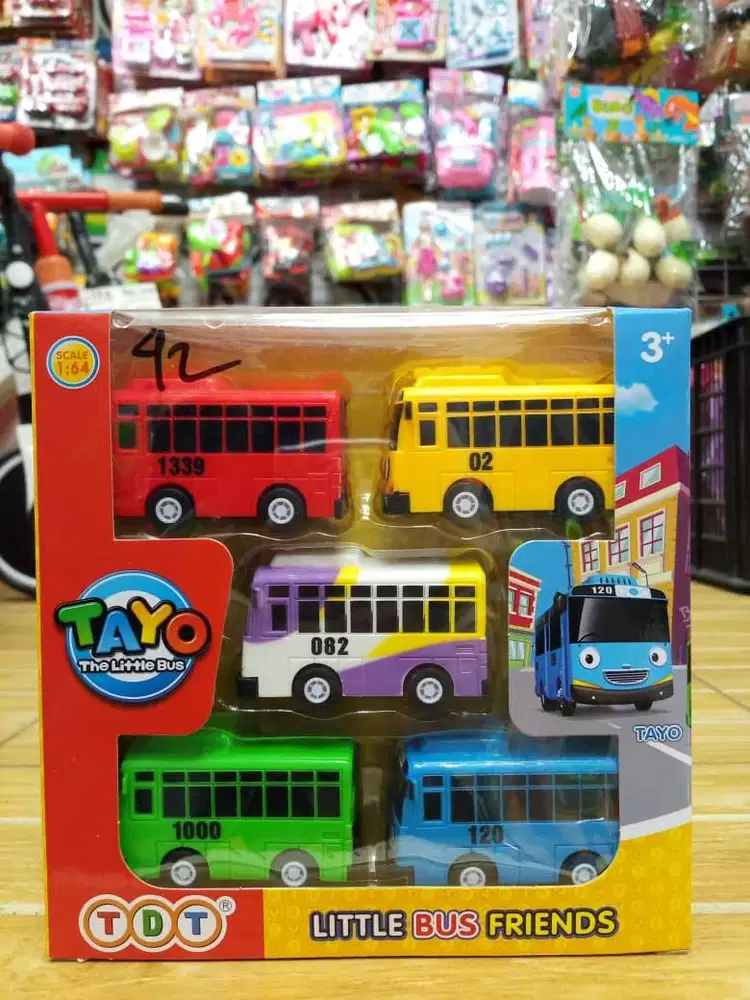 mainan anak bus tayo pullback isi 5