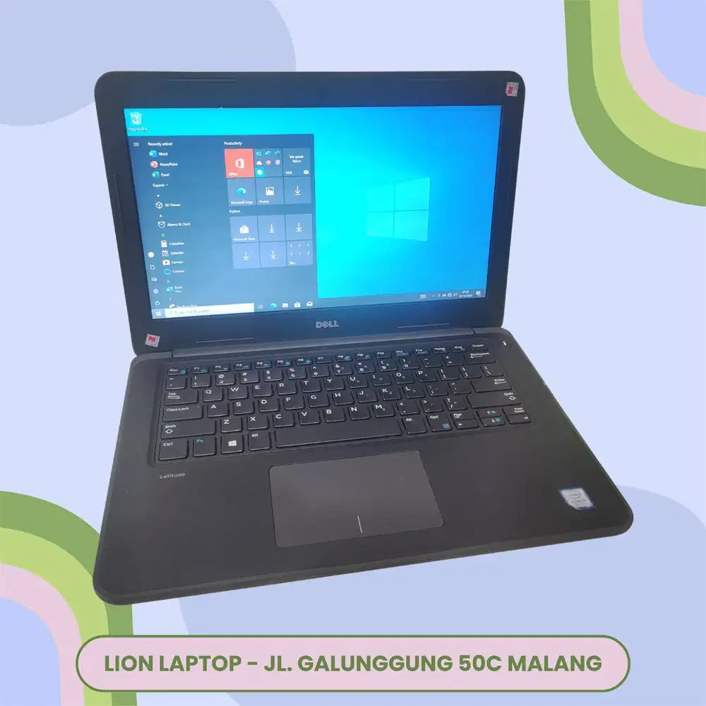 Core i5 Gen 7 Murah Mulus RAM 8GB SSD 256GB Dell Latitude 3380 [06|05]