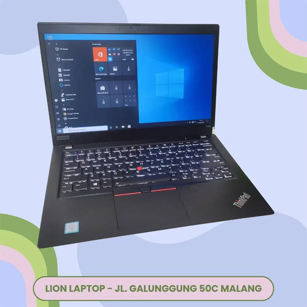 RAM 16GB SSD 512GB Core i5 Slim Lenovo Thinkpad T490s [06|05]