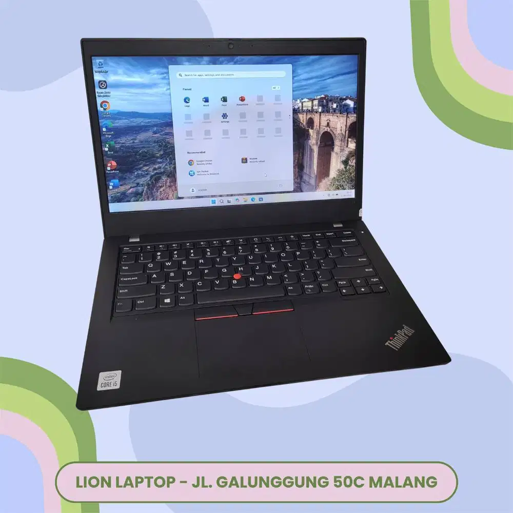 i5 Gen 10 Murah RAM 8GB SSD 256GB Lenovo Thinkpad L14 [06|05]