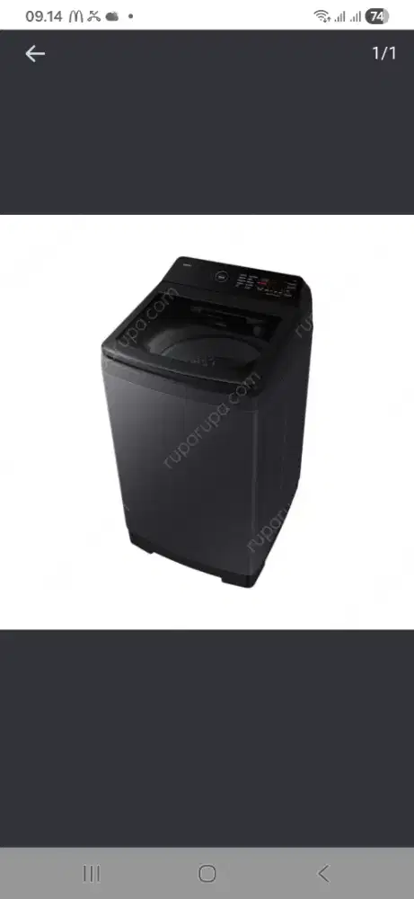 Samsung 10.5 kg mesin cuci top loading Wa80f10s2cse