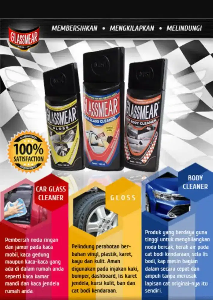 GLASSMEAR PEMBERSIH KACA MOBIL