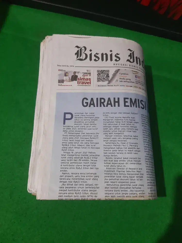 Koran bekas murah