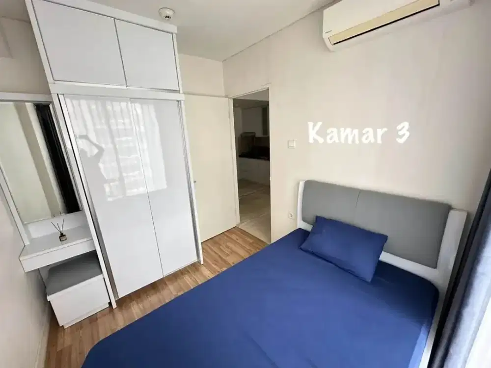 Dijual Apartement Full Furnished Siap Huni Type 3 Br Lokasi di Landmark Bandung