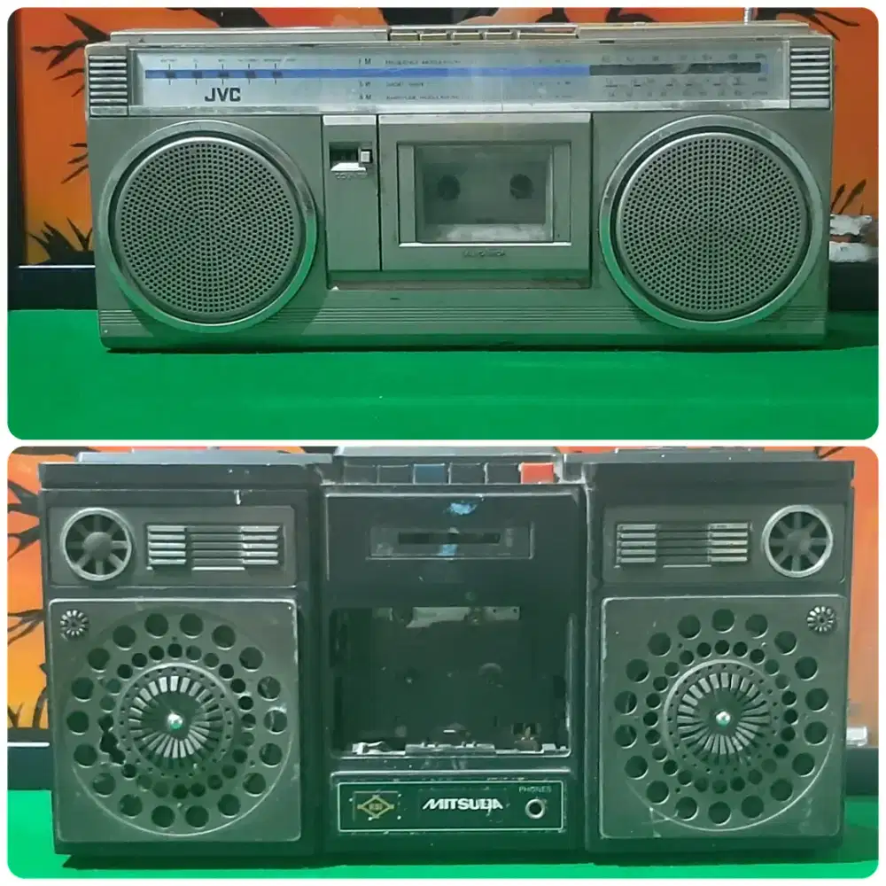 Display Tape JVC dan Mitsuba kondisi rusak