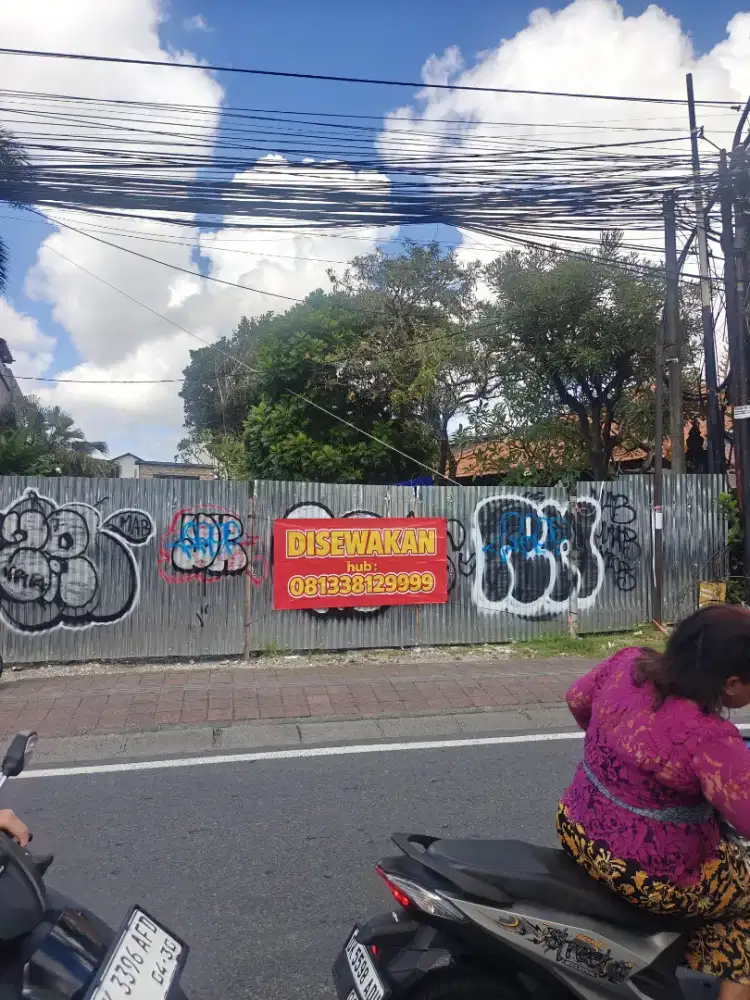 Disewakan lahan 550 m2 di Gatot Subroto denpasar