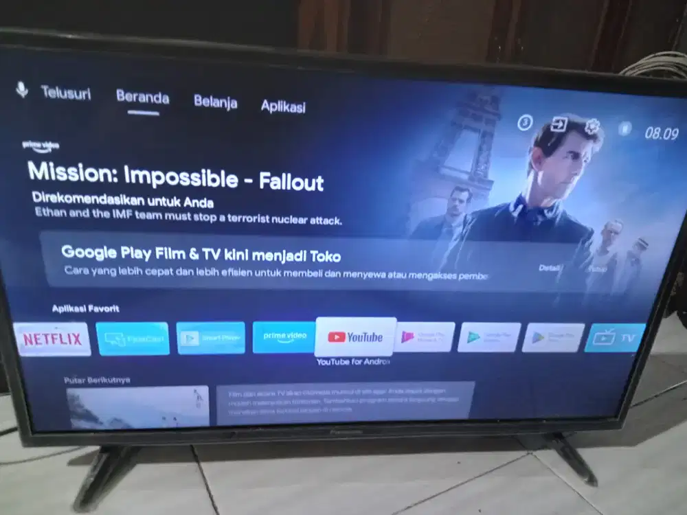 Jual tv android digital panasonic 32 siap pakai