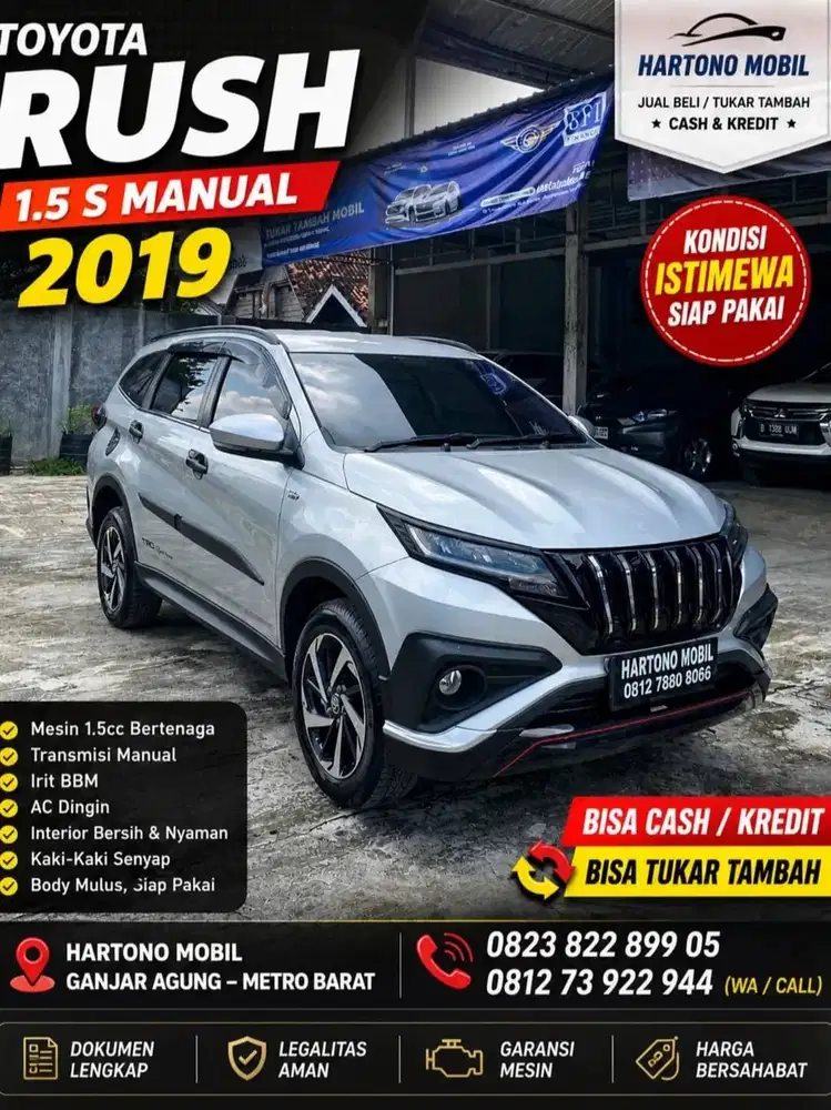 TOYOTA RUSH 1.5 S TRD MANUAL 2019