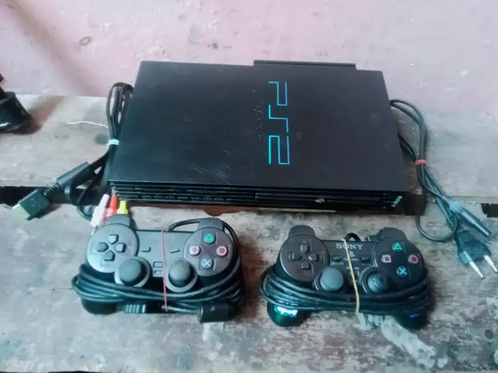 Jual PS2 Fat hardisk internal Matrix 160GB fullgame siap pakai