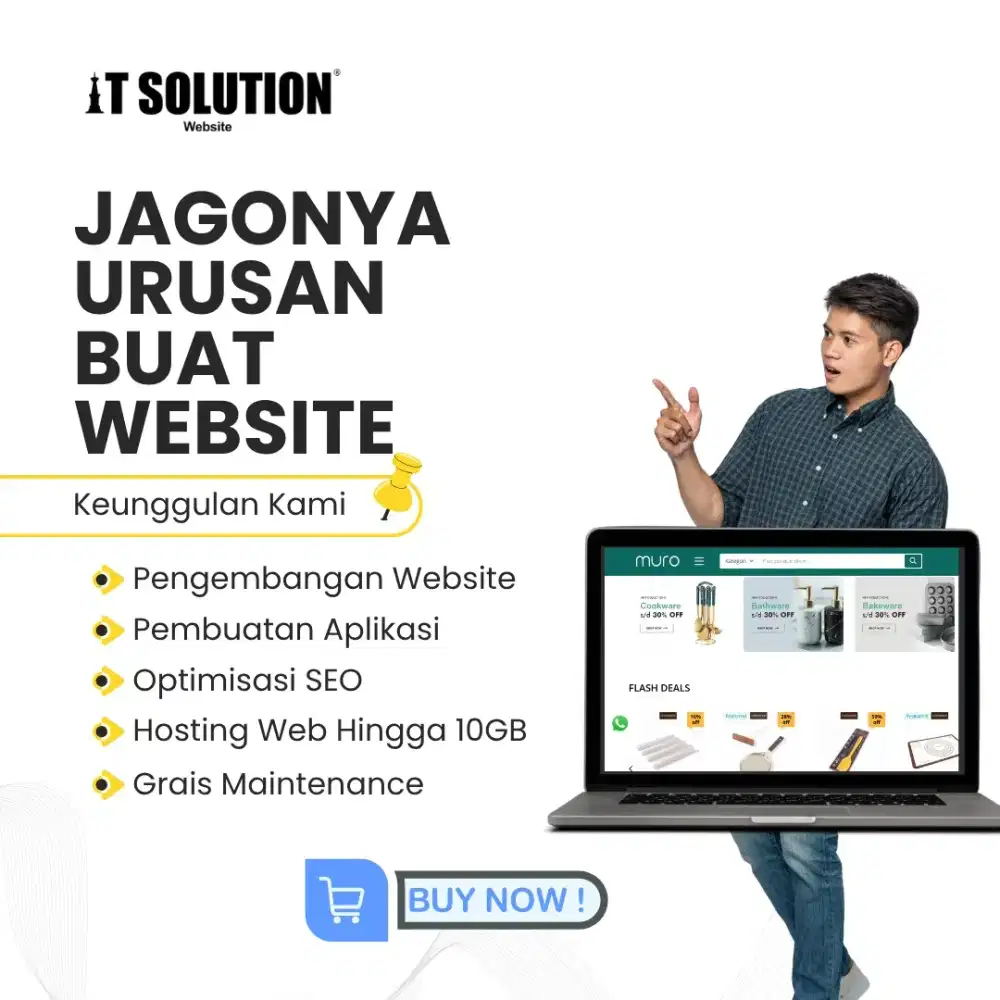 Website Modern & Mobile Friendly - Dijamin Rapi