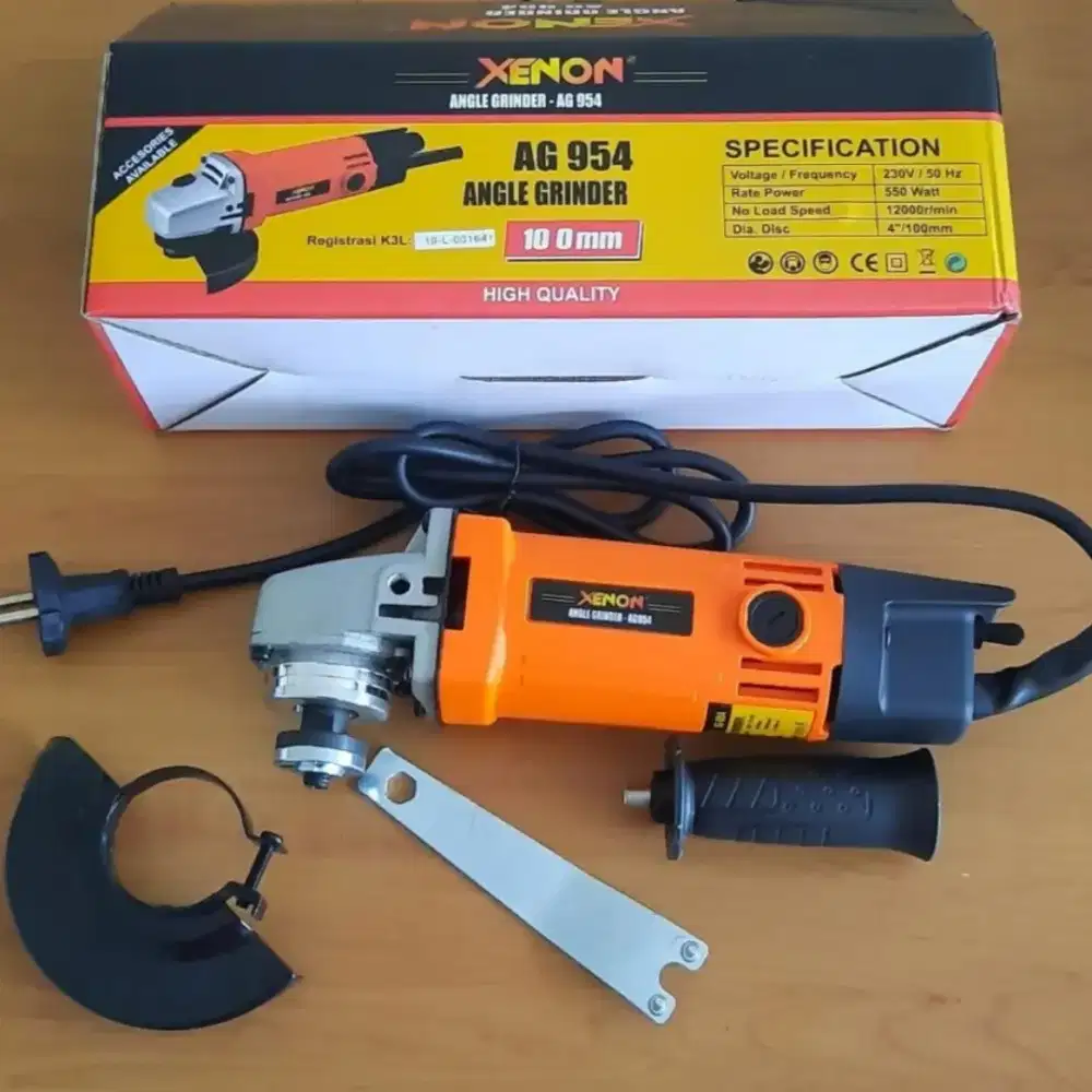 Mesin Gerinda 4 inch murah Xenon daya 550 Watt skala rumahan