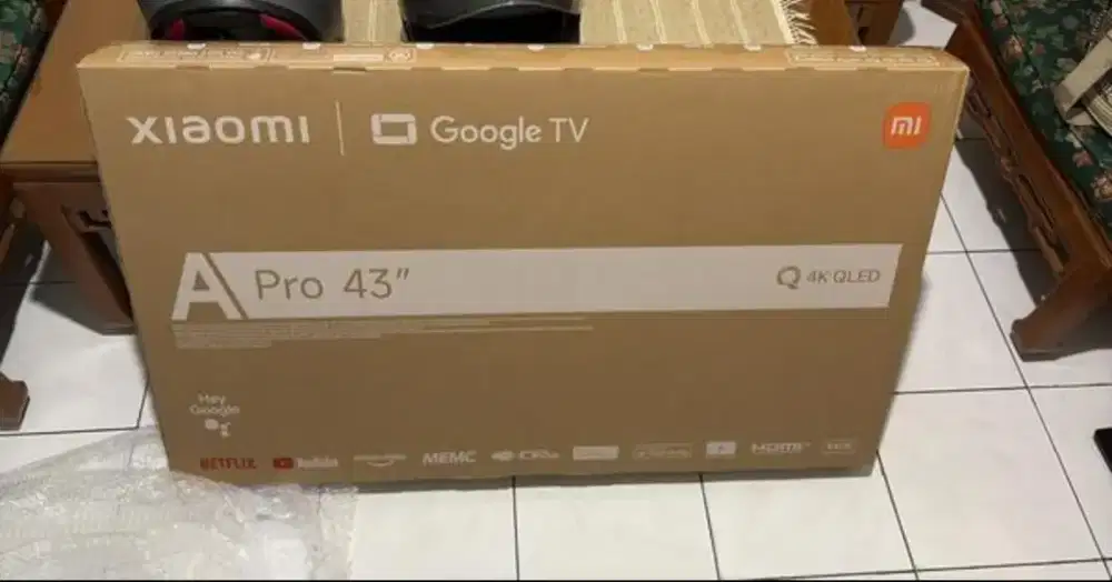 Xiaomi tv 43 in a pro 2026 4K qled (Baru)