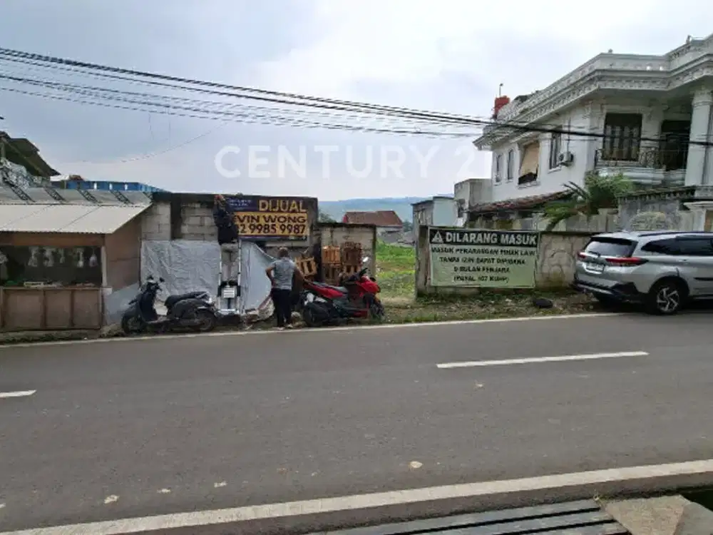 Tanah Pinggir Jalan Strategis Dekat Babakan Madang Sentul City