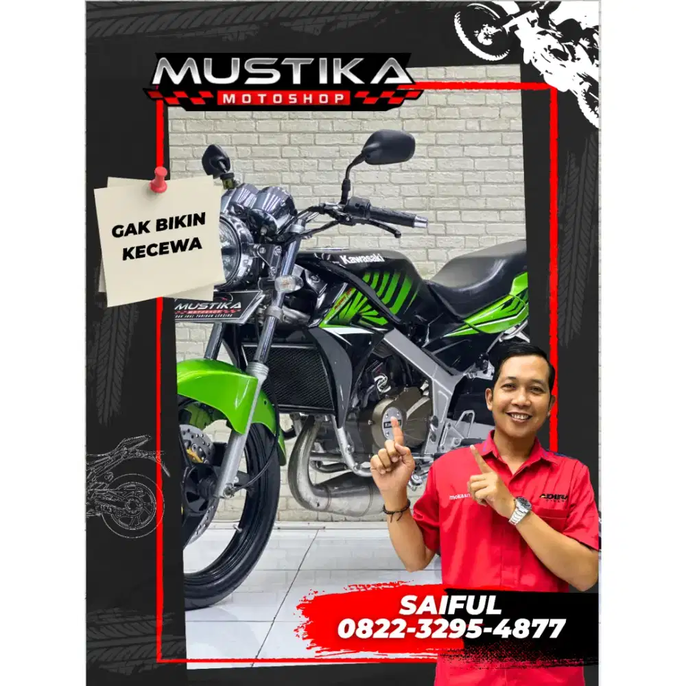Perfect Condition!!Kawasaki Ninja SS 2014 Full Modif Mulus-Mustika
