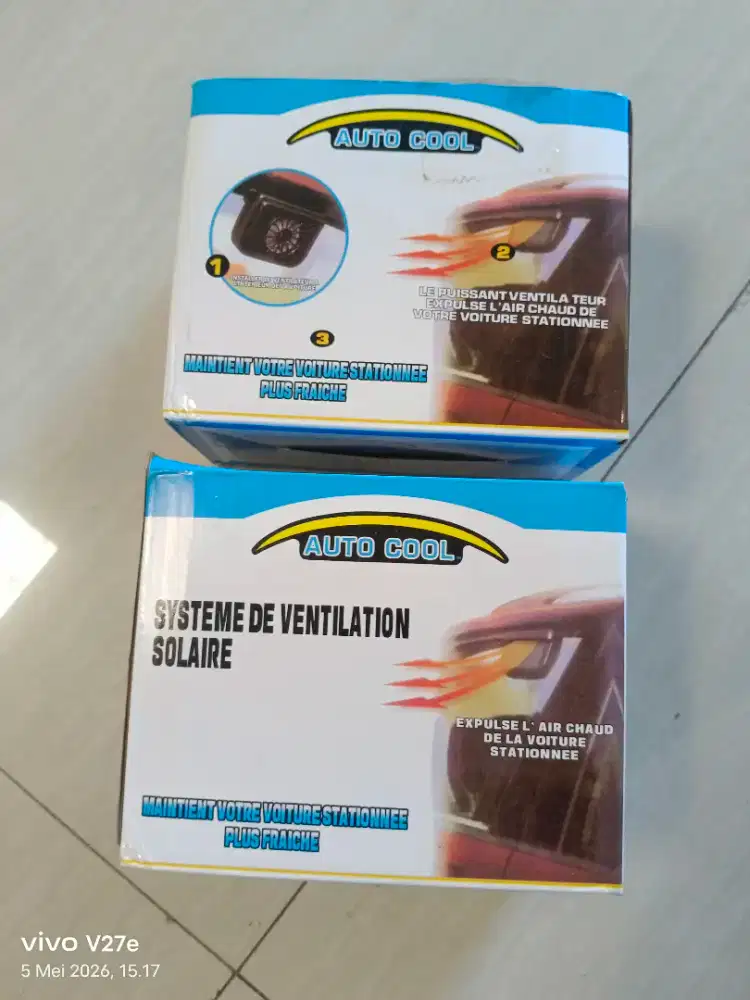 Car cooler fan solar