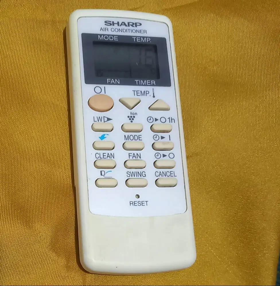 Remot Remote AC Original Sharp CRMC-A790JBEZ,Fungsi normal,NET.