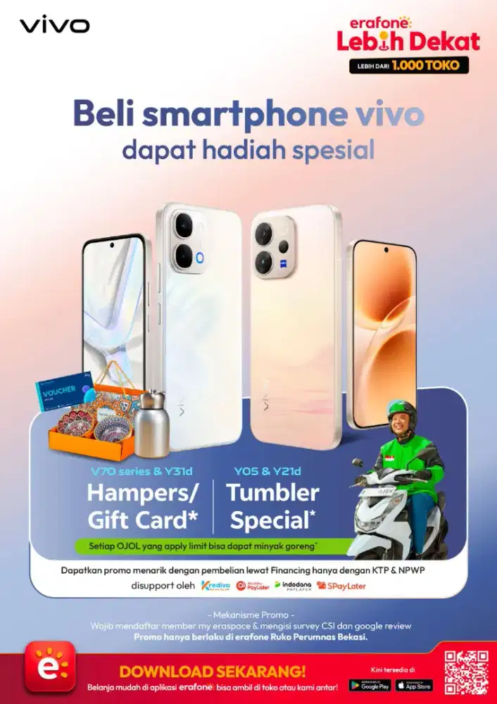 PROMO VIVO SERIES DAPATKAN GIFT TAMBAHAN BISA CICILAN DAN TUKAR TAMBAH