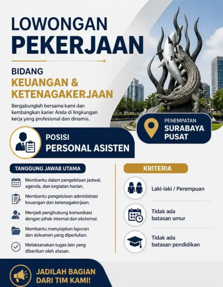 Lowongan pekerjaan Surabaya