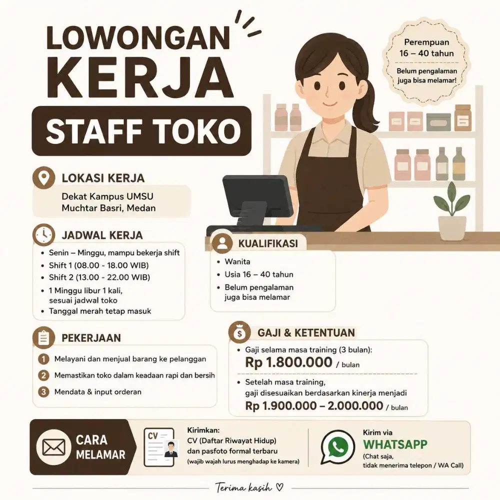 Staff Toko Kosmetik