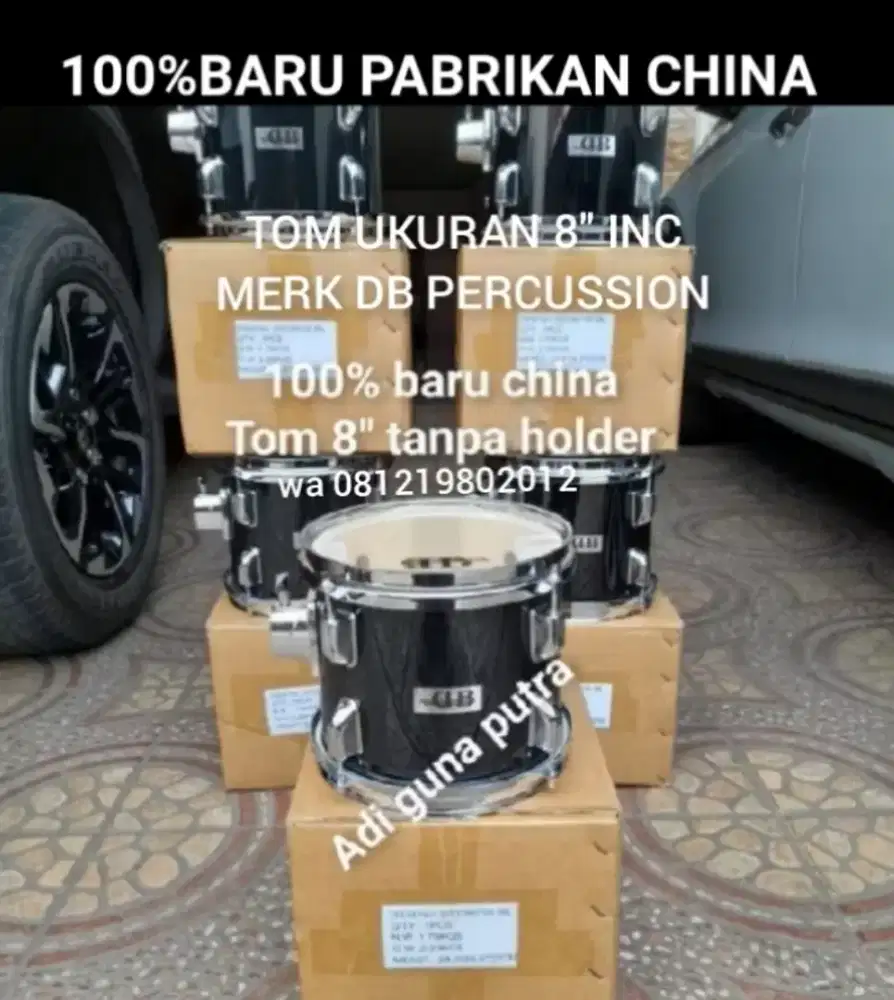 100%br TOM 8 DB PERCUSSION CINA