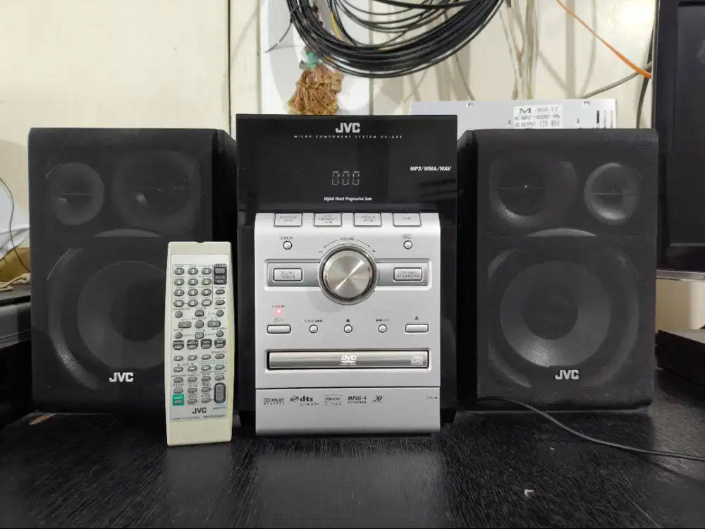 JVC UX-G68 Mini Compo Compact Component System Lengkap Dos Buku Remote