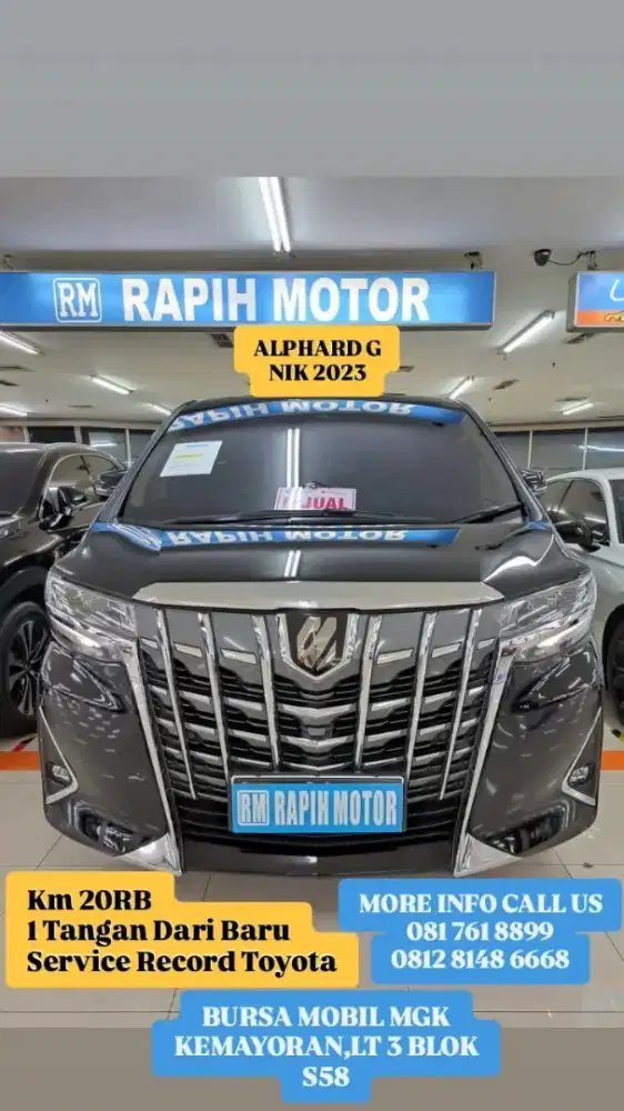 ALPHARD G 2023 Km24rb Perfect
