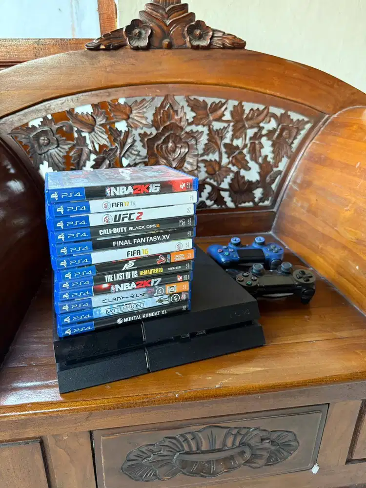 PS4 Fat Original Black Edition (500 GB)