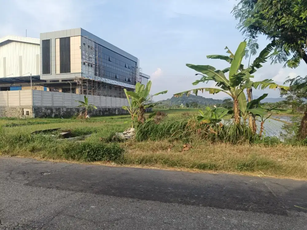 Dijual tanah zona industri dan gudang jl sampaan Berbah sleman