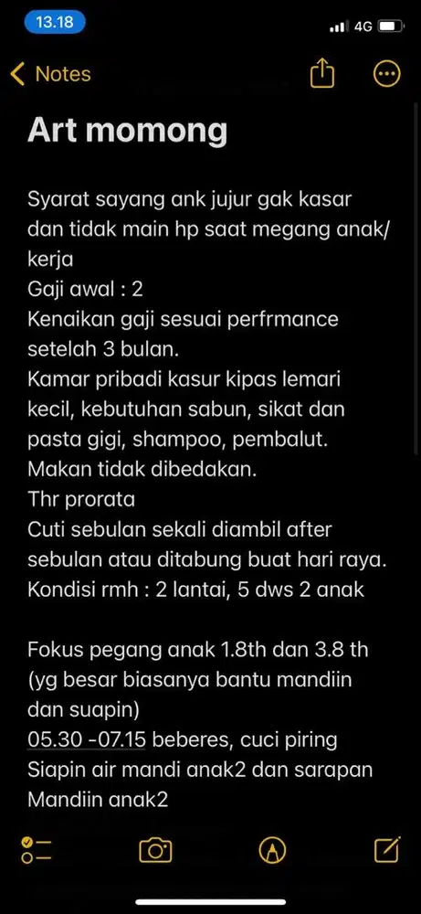 Lowongan ART momong