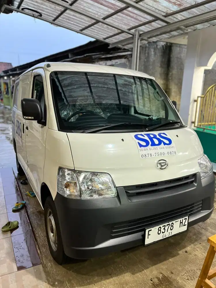 jasa sewa blind van ac harian + driver