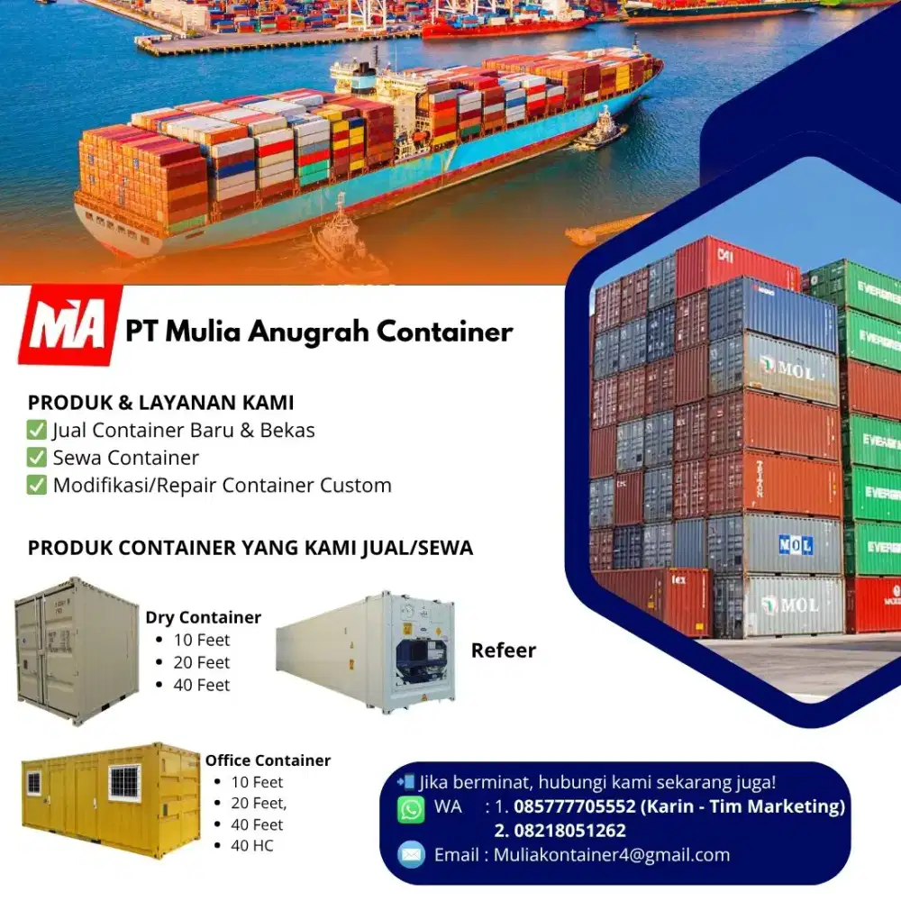 unit office container 20 ft full touch up