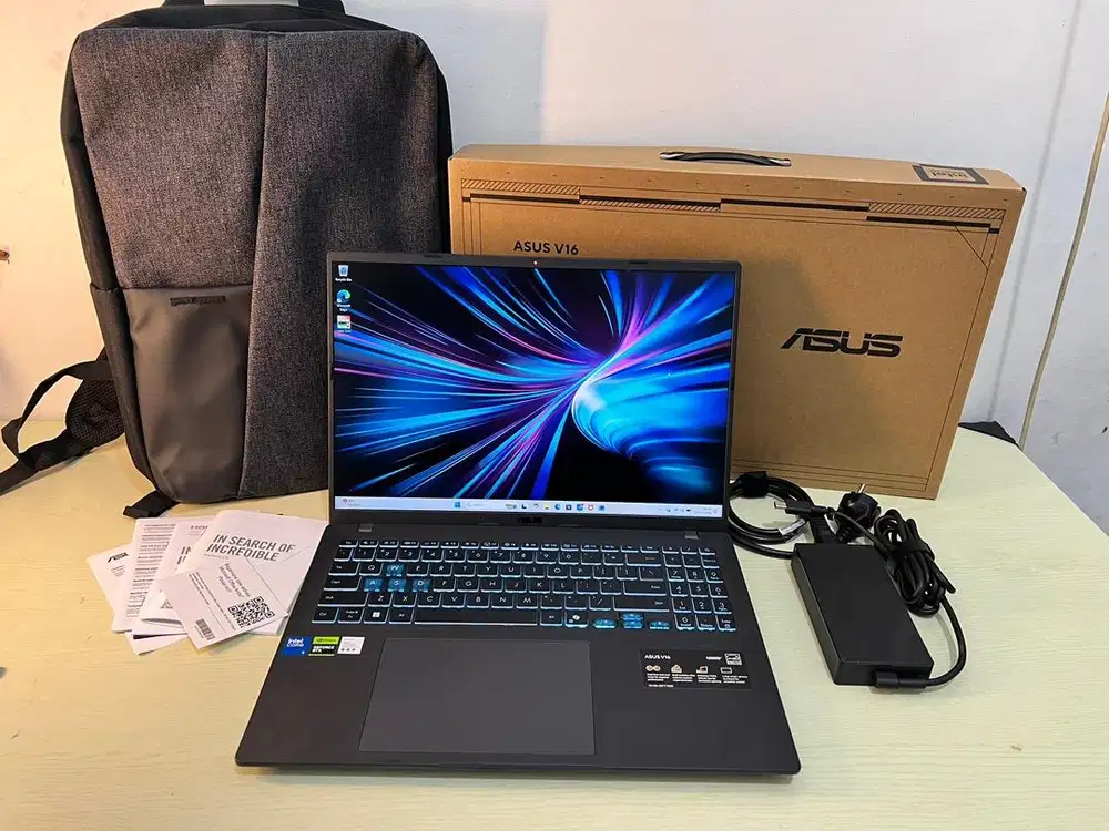 Asus V16 Core 5-210H 16/512 GB RTX 4050 Super Like New Baru 3 Bulan